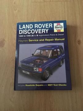 Land Rover Discovery Service and Repair Manual Book For sale