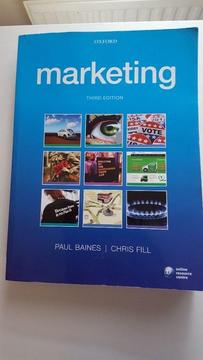 Marketing Third edn. by Baines and Fill
