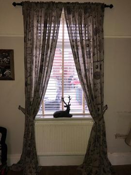 Two sets of ikea curtains