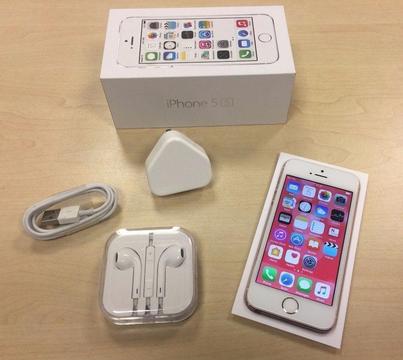 Boxed Rose Gold Apple iPhone 5S 32GB Factory Unlocked Mobile Phone + Warranty