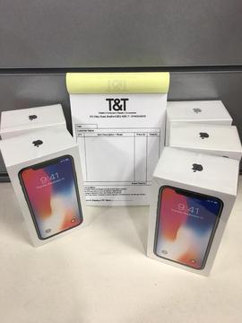 IPhone X 64gb sealed pack black Unlock Work any sim 12 month apple waranty Pick up