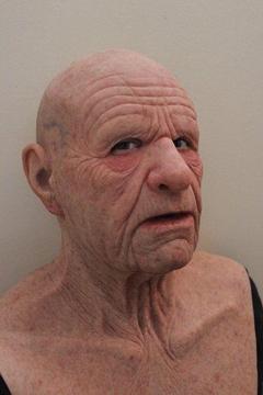 Realistic Old Man Mask - SFX - Halloween - Bad Grampa