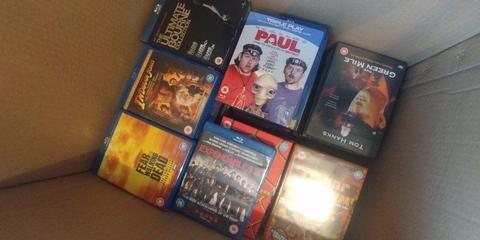Job lot of 141 DVDs, Boxsets and BluRays (see ad for full list)