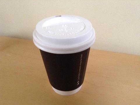 12 oz double walled coffee cups plus sip lids - pack of 50