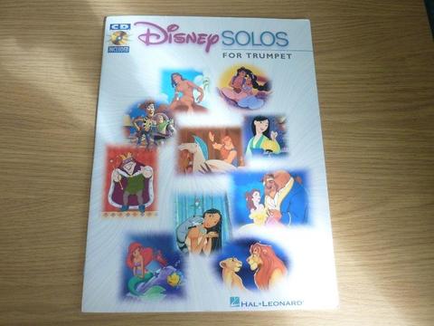 DISNEY SOLOS FOR TRUMPET BOOK AND CD