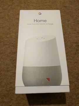 Immaculate Boxed Google Home Speaker
