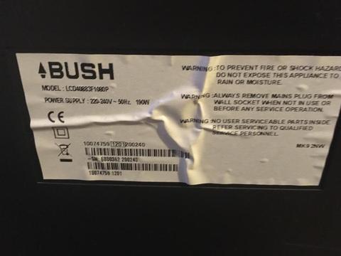 40inch Bush LCD HD TV