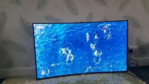 SAMSUNG UE55HU8500 CURVED SMART 4K FREEVIEW HD FRESAT HD 3D LED TV