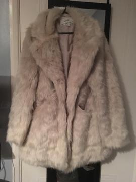 Size 12 Quiz faux fur coat