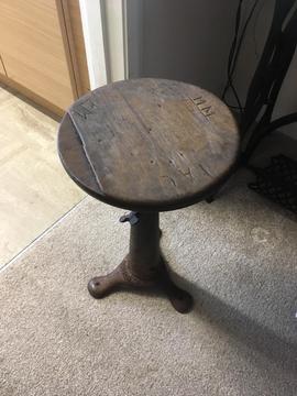 Antique singer sewing machine stool
