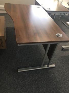 Joblot 3x office walnut desks