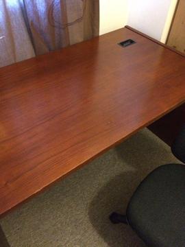 Mahogany Desk & Chair