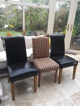 3 x Dining chairs