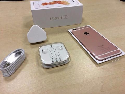 ** GRADE A ** Boxed Rose Gold Apple iPhone 6s 16GB Factory Unlocked Mobile Phone + Warranty