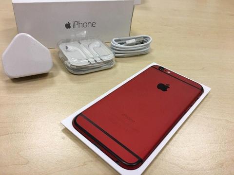 Boxed Red / Black Apple iPhone 6 64GB Factory Unlocked Mobile Phone + Warranty