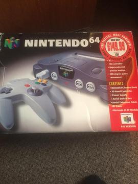 Nintendo 64 boxed