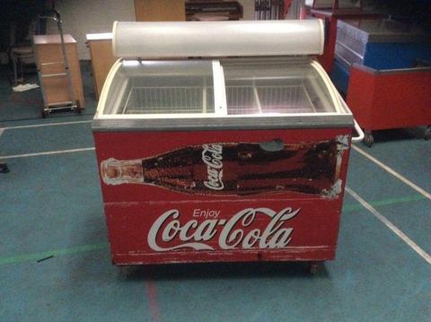 Coca Cola Cooler Sales Display Cabinet