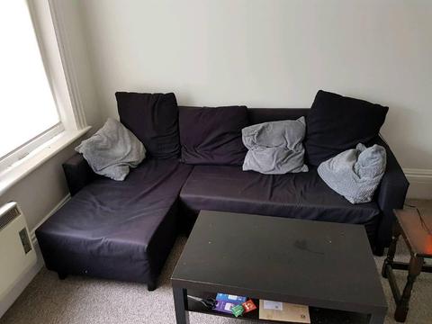 Ikea sofa bed double with table