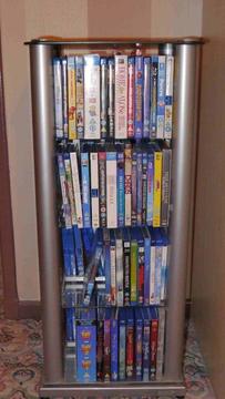 Blu-Ray and DVD Storage Unit