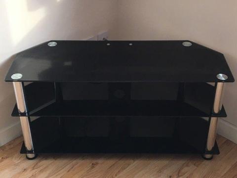 Glass TV stand for 30 to 60 inch TV