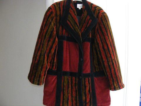 Designer Coat Size 12 But It Is Much Bigger Than The Label says Would Easily Fit A Size 14 Up To 16