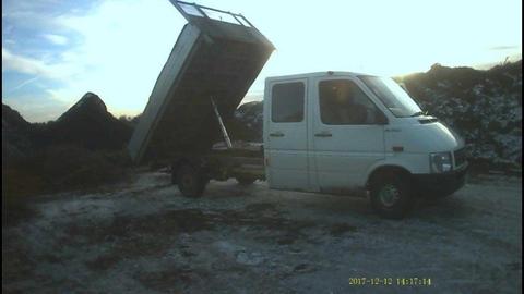 2005 vw lt35 double crew cab 7 seat tipper low mileage mot July. 3000 or swap