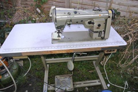 SINGER FREEHAND EMBROIDERY ZIG ZAG INDUSTRIAL SEWING MACHINE