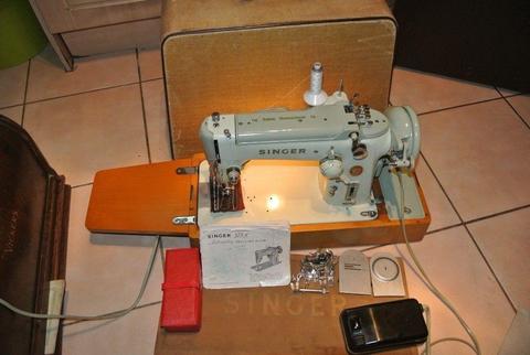 Singer 319K Freehand Embroidery Semi Industrial Heavy Machine With Instruction Manual & Accessories