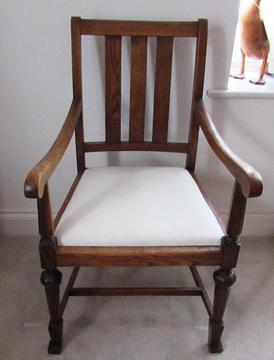 Solid Oak 'Carver' Dining Chair