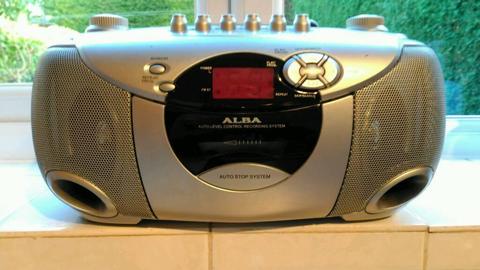 Alba stereo CD ~radio ~cassette player