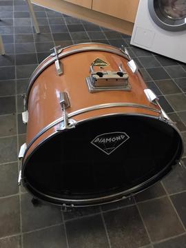 Bass drum and Tom toms - part drum kit