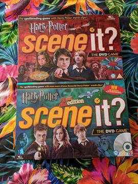 Harry Potter 'Scene It' 1st & 2nd edition DVD board games