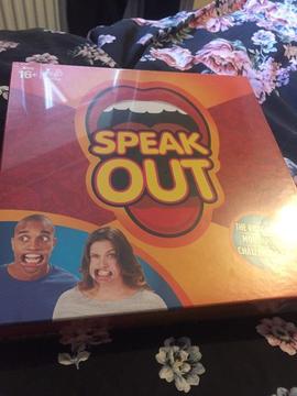 Speak out game - sealed