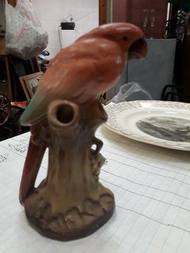 Bud Vase - bird. Czech Slovakia collectible art deco