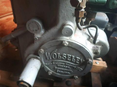 Wolseley stationary engine