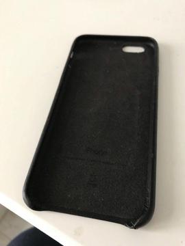 Genuine Apple iPhone 6 /6s black slim fit leather case