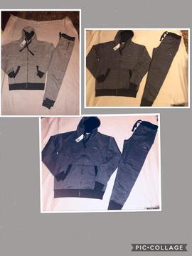 Brand new men's tracksuit hoodies slim joggers 3 colours size S. M. L. XL. £35 each