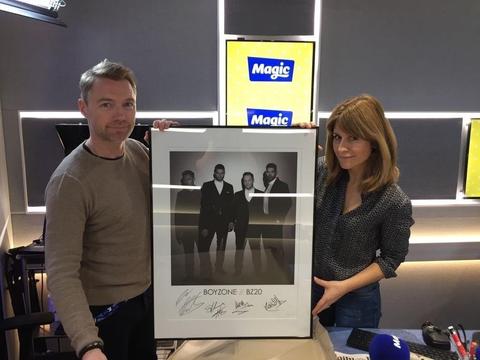 Magic Breakfast - Signed Boyzone Poster - Piece of Music History & 2 Tickets to Boyzone Concert