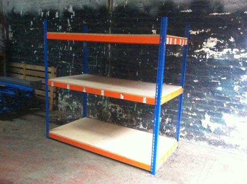 JOB LOT 50 bays RAPID 1 industrial longspan shelving ( storage , pallet racking )