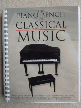 The Piano Bench of Classical Music - over 125 pieces from baroque, classical, romantic & modern era