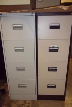 4 Drawer Filing Cabinets Used Condition x3