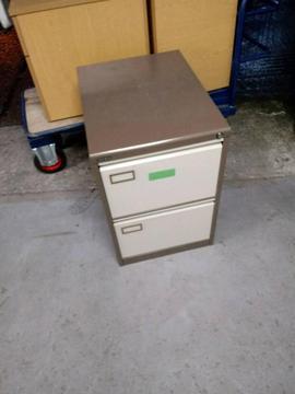 Two draw filing cabinet
