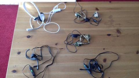 5 XBOX 360 HEADSETS