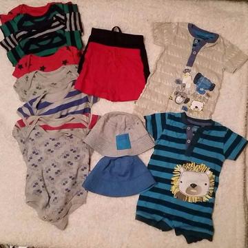 6-9 month summer boys clothes bundle