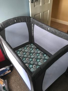 Mothercare travel cot and mattress