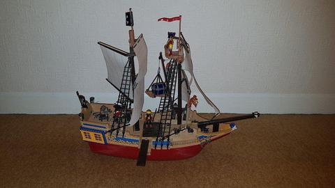 Playmobil - Large Pirate Ship - Ref 4290