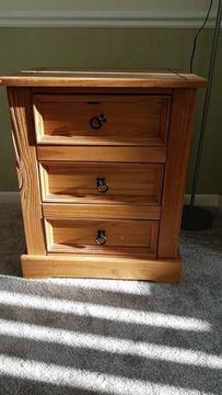 Pine side cabinet