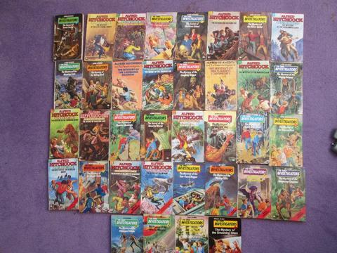 36x Alfred Hitchcock Three Investigators paperback books original 70s/80s