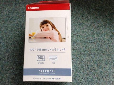 Canon Selphy colour ink and paper pack