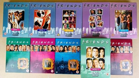 Friends DVD complete set, series 1 to 10